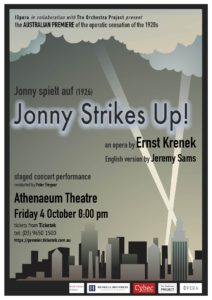 Poster Jonny Strikes Up!